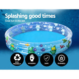 NNEDSZ Swimming Pool Above Ground Play Kids Pools Inflatable Round Family Pool