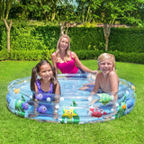 NNEDSZ Swimming Pool Above Ground Play Kids Pools Inflatable Round Family Pool