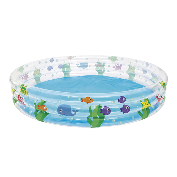 NNEDSZ Swimming Pool Above Ground Kids Play Pools Inflatable Family Round Clear