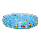 NNEDSZ Swimming Pool Above Ground Kids Play Pools Inflatable Family Round Clear