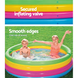 NNEDSZ Inflatable Kids Pool Swimming Pools Round Family Pools