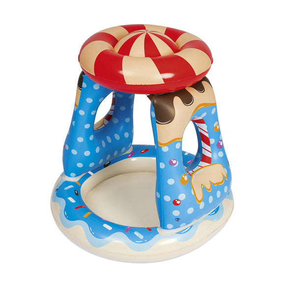 NNEDSZ Kid Play Pool Swimming Pools Top Shade Inflatable Outdoor Family