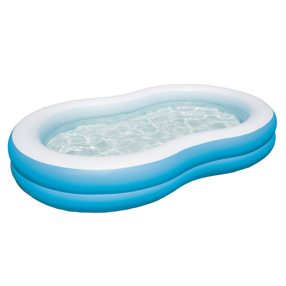 NNEDSZ Inflatable Kids Pool Swimming Pool Family Pools 2.62m x 1.57m x 46cm