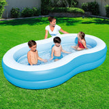 NNEDSZ Inflatable Kids Pool Swimming Pool Family Pools 2.62m x 1.57m x 46cm