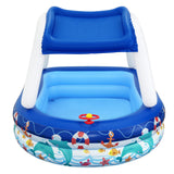 NNEDSZ Kids Play Pools Above Ground Inflatable Swimming Pool Canopy Sunshade