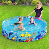 NNEDSZ Swimming Pool Above Ground Kids Play Pools Inflatable Fun Odyssey Pool