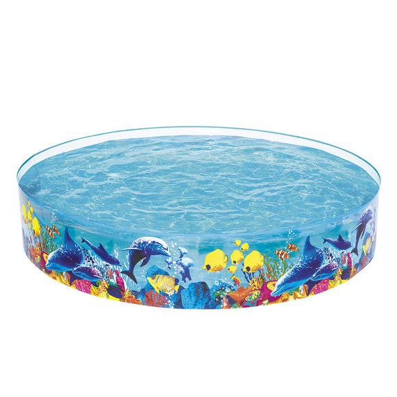 NNEDSZ Swimming Pool Fun Odyssey Above Ground Kids Play Inflatable Round Pools