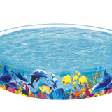 NNEDSZ Swimming Pool Fun Odyssey Above Ground Kids Play Inflatable Round Pools