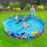 NNEDSZ Swimming Pool Fun Odyssey Above Ground Kids Play Inflatable Round Pools