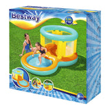 NNEDSZ Inflatable Play Kids Pool Bouncer Jumping Castle Kid Toy Pools 2 in 1