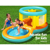 NNEDSZ Inflatable Play Kids Pool Bouncer Jumping Castle Kid Toy Pools 2 in 1
