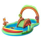 NNEDSZ Swimming Pool Above Ground Inflatable Kids Friendly Woods Play Pools
