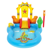 NNEDSZ Swimming Pool Above Ground Inflatable Kids Play Wild West Pools Toy Game