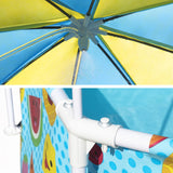 NNEDSZ Above Ground Swimming Pool with Mist Shade
