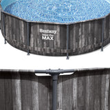 NNEDSZ Swimming Pool Above Ground Frame Steel Pro MAX Pools Filter Pump Ladder