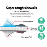 NNEDSZ Steel Above Ground Swimming Pool