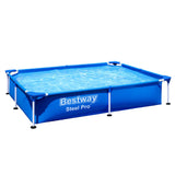 NNEDSZ Bestway Swimming Pool Above Ground Frame Pools Outdoor Steel Pro 2.2 X 1.5M