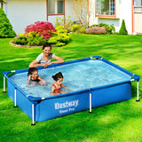 NNEDSZ Bestway Swimming Pool Above Ground Frame Pools Outdoor Steel Pro 2.2 X 1.5M