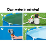 NNEDSZ 1500GPH Flowclear™ Sand Filter Swimming Above Ground Pool Cleaning Pump