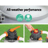 NNEDSZ 1500GPH Flowclear™ Sand Filter Swimming Above Ground Pool Cleaning Pump