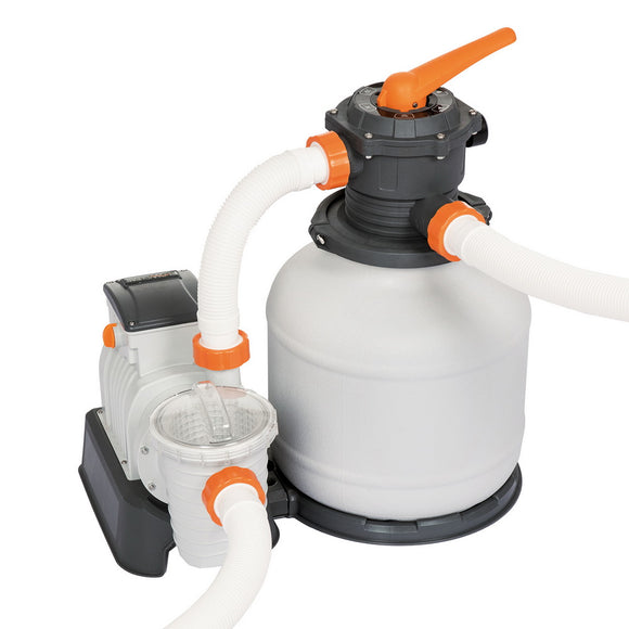 NNEDSZ 2000GPH Flowclear™ Sand Filter Swimming Above Ground Pool Cleaning Pump