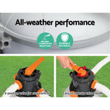 NNEDSZ 2000GPH Flowclear™ Sand Filter Swimming Above Ground Pool Cleaning Pump
