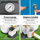 NNEDSZ 2000GPH Flowclear™ Sand Filter Swimming Above Ground Pool Cleaning Pump
