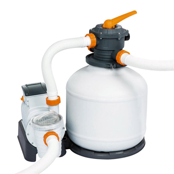 NNEDSZ Sand Filter Above Ground Swimming Pool 3000GPH Pools Cleaning Pump
