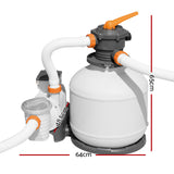 NNEDSZ Sand Filter Above Ground Swimming Pool 3000GPH Pools Cleaning Pump
