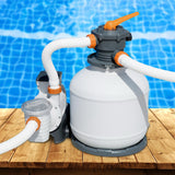 NNEDSZ Sand Filter Above Ground Swimming Pool 3000GPH Pools Cleaning Pump