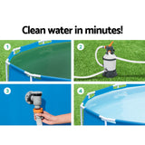 NNEDSZ 530GPH Flowclear™ Sand Filter Swimming Above Ground Pool Cleaning Pump