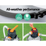 NNEDSZ 530GPH Flowclear™ Sand Filter Swimming Above Ground Pool Cleaning Pump