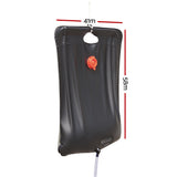NNEDSZ Shower Bag 20L Solar Heated Portable Water Pipe Outdoor Camping Travel