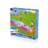 NNEDSZ Inflatable Water Slip And Slide 4.88m Kids Rider Splash Toy Outdoor