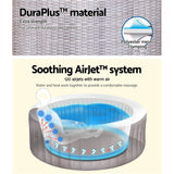 NNEDSZ Spa Pool Massage Hot Tub Inflatable Portable Spa Outdoor Bath Pools