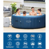 NNEDSZ Inflatable Spa Pool Massage Hot Tub Lay-Z Bath Pools Smart App Control