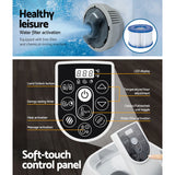 NNEDSZ Inflatable Spa Pool Massage Portable Hot Tub Lay-Z Spa Mini Bath Pools