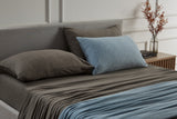 NNEKG Jersey Bed Sheet Set (Coffee Marle Double)
