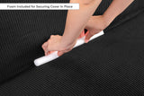NNEKG 1 Seater Sofa Cover Waffle (Black)