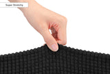 NNEKG 1 Seater Sofa Cover Waffle (Black)