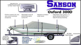 NNEDPE Samson Boat Cover Trailerable Heavy Duty 12-14