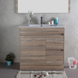 NNEDPE Grace Finger Pull Bathroom Toilet Vanity Basin Storage Cabinet 900mm