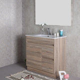 NNEDPE Grace Finger Pull Bathroom Toilet Vanity Basin Storage Cabinet 900mm