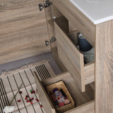 NNEDPE Grace Finger Pull Bathroom Toilet Vanity Basin Storage Cabinet 900mm