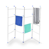 NNEDPE 4 Fold Airer Clothes Drying Rack