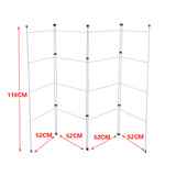 NNEDPE 4 Fold Airer Clothes Drying Rack