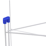 NNEDPE 4 Fold Airer Clothes Drying Rack