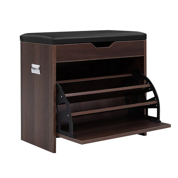 NNEDSZ 12 Pairs Shoe Cabinet Organiser Wooden Storage Bench Stool