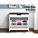 NNEDSZ  Adjustable 3 Tier Storage Cupboard - White