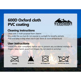 NNEDSZ of 2 Portable Folding Camping Armchair - Grey